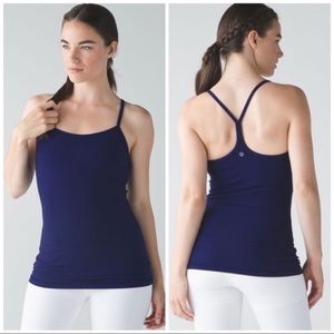 Navy lulu lemon Y tank